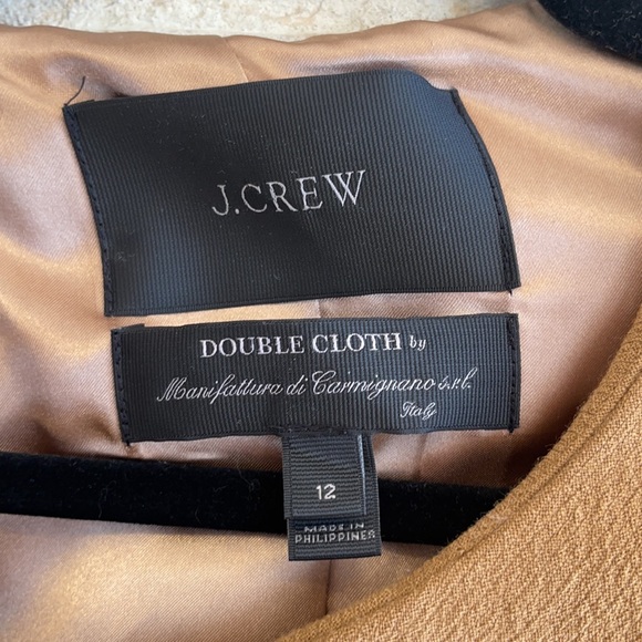 Jcrew Double Cloth Coat size 12 - Picture 2 of 6